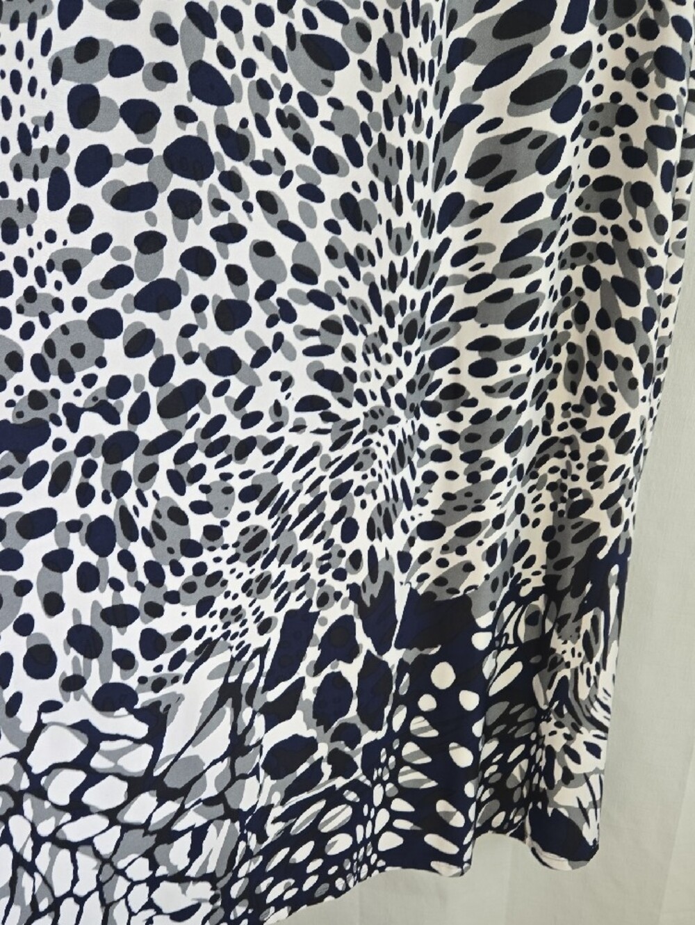 Robert Louis Blue & White Printed Maxi Skirt - Picture 6 of 10